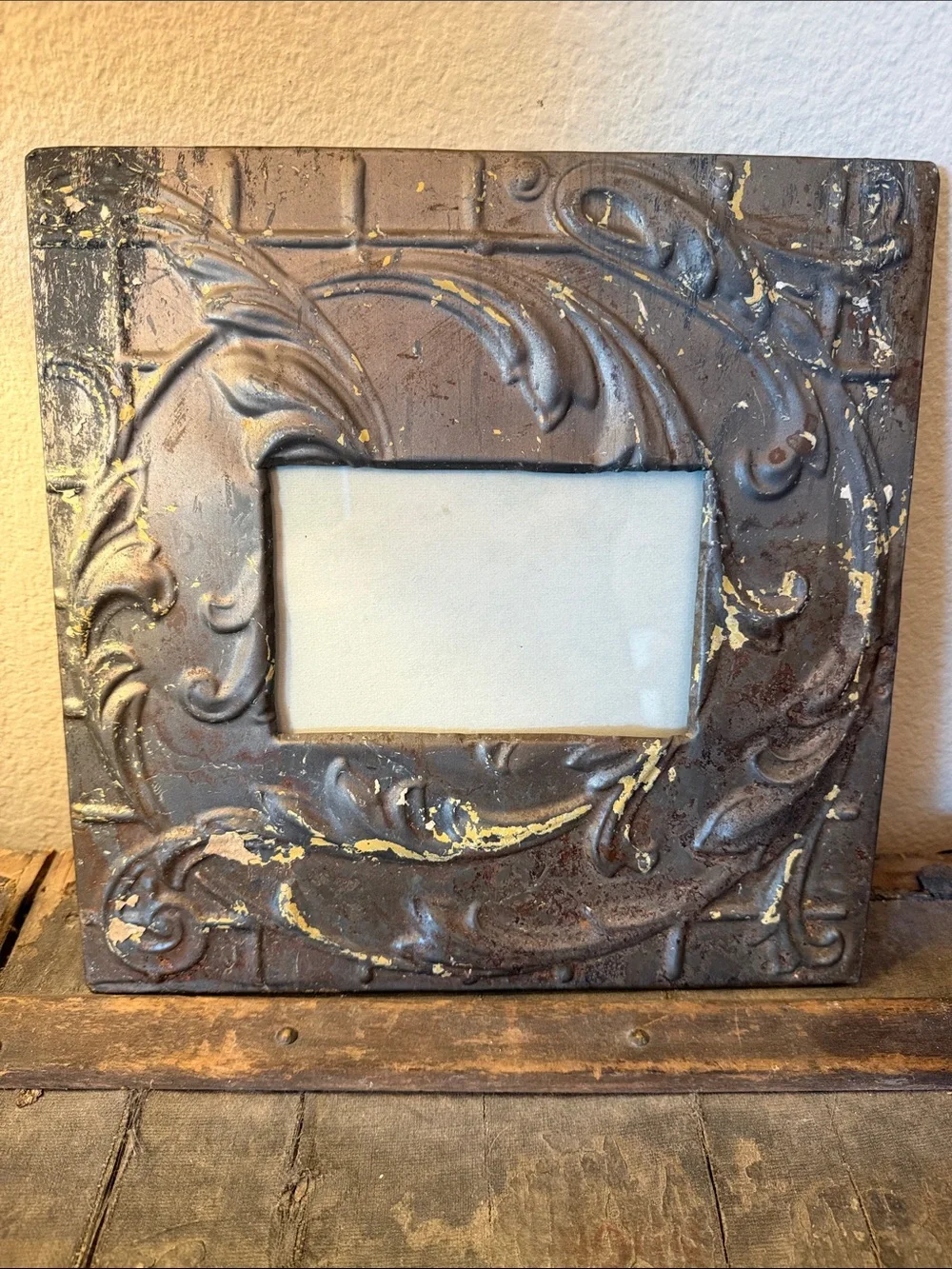 Architectural Tin 4x6 Photo Frames (Set of 2)
